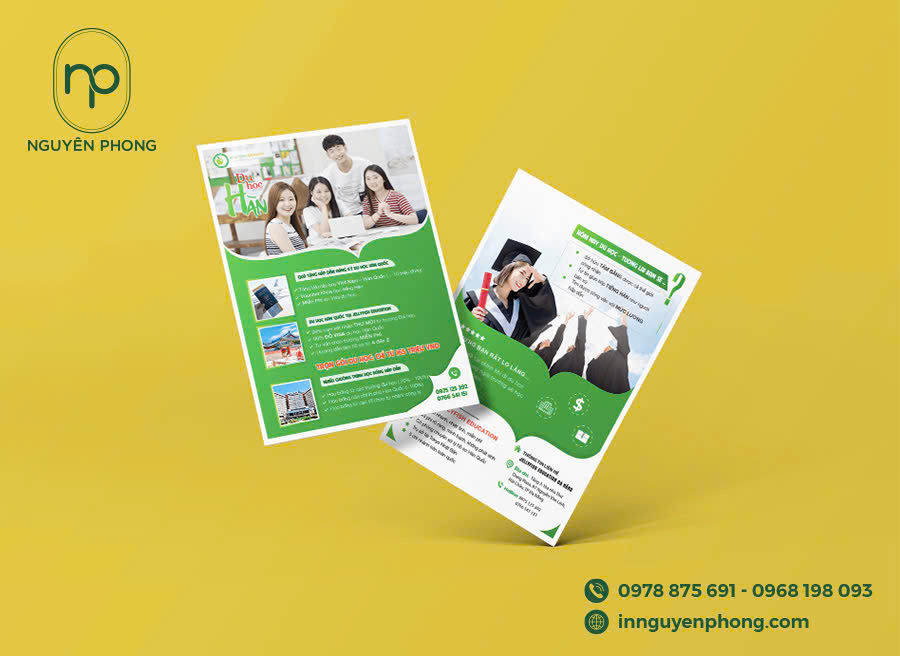 Poster thông báo hoạt động du học cho sinh viên